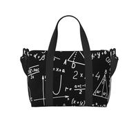 Tcoay Algebra Geometry Abstract Math, Beach Bag For Women - Reusable Hand Travel Shoulder Bags