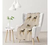 Tcoay Border Terrier Dog Tan,Throws For Sofa Bed Chair, Decorative Throw Blanket, Blanket for Travel 30x40 inches
