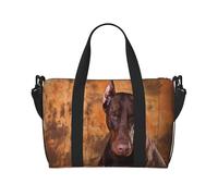 Tcoay Cool Doberman Pinscher Dog, Beach Bag For Women - Reusable Hand Travel Shoulder Bags