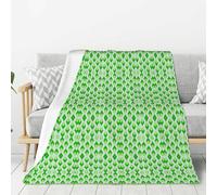 Tcoay Decorative Blankets Flannel Throw Plush Bed Blanket for Bedding Sofa and Travel,The Sims Plumbob