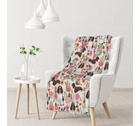 Tcoay English Springer Spaniel,Throws For Sofa Bed Chair, Decorative Throw Blanket, Blanket for Travel 30x40 inches