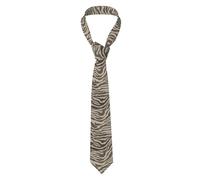 Tcoay Fashion Ties Men's Business Ties Slim For Wedding Party Business Party,Zebra Skin