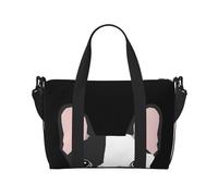 Tcoay French Bulldog, Beach Bag For Women - Reusable Hand Travel Shoulder Bags
