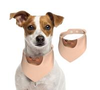 Tcoay Lovely Chestnuts,Pet Bib Scarf Cats Dog Bandana Dogs Towel Bib Adjustable Pet Scarf,S