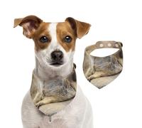 Tcoay Meerkat Animal Print,Pet Bib Scarf Cats Dog Bandana Dogs Towel Bib Adjustable Pet Scarf,L