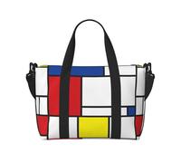 Tcoay Mondrian Minimalist De Stijl Modern Art, Beach Bag For Women - Reusable Hand Travel Shoulder Bags