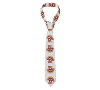 Tcoay Neck Classic Ties Men's Business Ties Slim For Wedding Party Ties,Toy Poodle