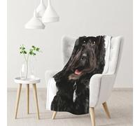 Tcoay Puppy Black Cockapoo,Throws For Sofa Bed Chair, Decorative Throw Blanket, Blanket for Travel 30x40 inches