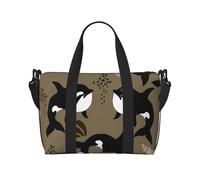 Tcoay Sea Life Whale Funny Big Fish Animal, Beach Bag For Women - Reusable Hand Travel Shoulder Bags