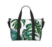 Tcoay Tropical Palm Leaves, Beach Bag For Women - Reusable Hand Travel Shoulder Bags