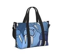 Tcoay Wall Of Walrus, Beach Bag For Women - Reusable Hand Travel Shoulder Bags