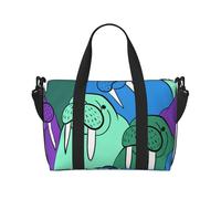 Tcoay Walrus, Beach Bag For Women - Reusable Hand Travel Shoulder Bags