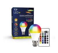 TCP 3.5W 300lm Remote Control LED Smart Lamp BC/B22, 3.5 W, Multi, 160LDA3.5WB22CORGB
