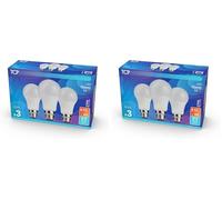 TCP 60W 2700K 810L B22 Home LED Light Bulb 3-Piece Pack, Warm White, HOALA810WOB22527N3P (Pack of 2)