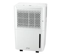 TCP 6L Portable Dehumidifier, Ultra-Quiet with 2.1L Water Tank, Continuous Drainage, 24h Timer, Full Tank Warning & Digital Display, White - Ideal for Smaller Rooms