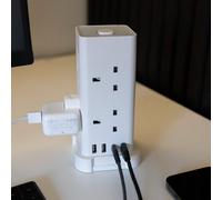 Tcp 8 Socket Surge Protected Extension Lead With Usb 1M