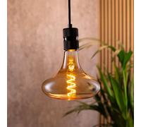 Tcp Amber Twist Short Horn Decorative Bulb, Warm White Glow, E27, Single Pack