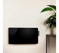 Tcp Black Modern 2000W Glass Heater. Adjustable Schedule. Wall Mounted & Freestanding.