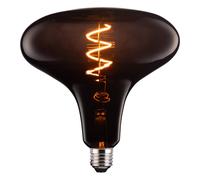 TCP Black Twist Short Horn Decorative Bulb, Warm White Glow, E27 TCP Black