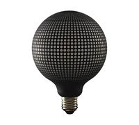 TCP Decorative LED 100L G125 4W Blk Dot E27/ES Non Dimmable 27K (DEALG1100BDE21518N1P), Printed