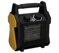 TCP Electric Space Portable Heater Ceramic 2000W Black Orange 2KW 240V PTC Heating 2 Heat Modes Overheat & Tip-Over Protection. Fast Heating for Home Office Workshop Warehouse Greenhouse Building Site