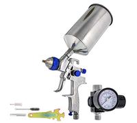 TCP Global Brand Pro HVLP Multi-Purpose Spray Gun with 1.5 Nozzle/Tip/Regulator (Multi-Purpose Gun)