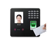 TCP/IP USB Biometric Fingerprint Face Facial Recognition Employee Time Attendance Machine Time Clock Recorder Device(Color:BK100-B-IC)