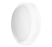 TCP LED Emergency Microwave Sensor Ceiling Wall Light Bulkhead, IP65 Waterproof Dustproof, 22W 3000-6000K Warm-Cool White 1900LM Ø30CM Round Flush Mount Light Commercial & Residential Indoor & Outdoor