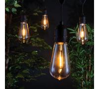 Tcp Led Festoon Lights 10M Indoor & Outdoor Decorative Lighting, St64 E27 Warm White Mains Powered