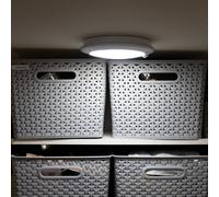 Tcp Led Plus Rechargeable Round Light With Pir 200 Lumens Warm White