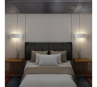 Tcp Pack Of 2 X White 3 Tier Style Indoor Wall Light Ip20