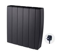 TCP Smart 1500W Black Ceramic Panel Electric Radiator TCP Black