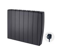 TCP Smart 2000W Black Ceramic Panel Electric Radiator TCP Black