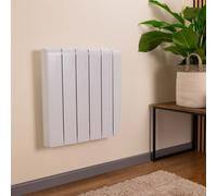 Tcp Smart 700W White Ceramic Panel Electric Radiator, Long-Lasting Heat Retention For Living Rooms, Bedrooms & Home Offices