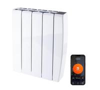 TCP Smart Ceramic Panel Radiator 1000W (White) - WiFi App Controlled Electric Heater, Slimline Modern Wall-Mount Design, Fast Heat Ceramic Core, Energy Saving Motion Detection