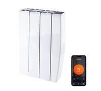 TCP Smart Ceramic Panel Radiator 700W (White) - WiFi Electric Heater with App Control, Slimline Wall-Mounted Design, Energy Efficient Heating with Ceramic Core & Motion Sensor