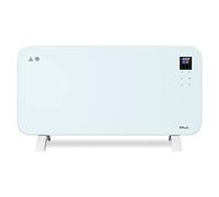 TCP Smart Glass Panel Heater 2000w White with App, WiFi, 2 Heat Modes, Voice Control Works with Alexa, Google Home & Siri Shortcuts, Wall Mounted or Portable, LED Display, Smart Schedules & Timers