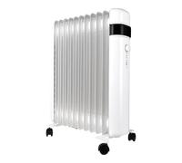 TCP Smart White Oil Fill 11 Fin Radiator 2500W Uk, White