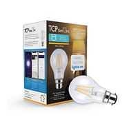 TCP Smart Wi-Fi LED Filament Lightbulb Classic B22 Warm White Dimmable