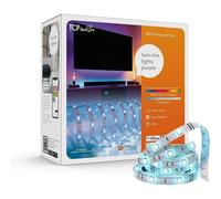 TCP Smart Wi-Fi RGBW LED Tape Light 3M, App & Voice Controlled Strip Light, IP20 UK Plug