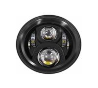 TCPCHKHOPP Motorbike LED Headlight 1PC 7 Inch Round LED Motorcycle Headlight Hi/Low Beam DRL Turn Signal Light Headlamp