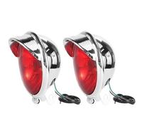 TCPCHKHOPP Motorbike LED Headlight Chrome Universal Motorcycle Fog Lights DC12V Headlight Lamp Replacement Headlamp(4)