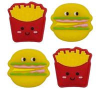 TCPENG® Thumb Grip Caps Compatible with Nintendo Switch/OLED/Switch Lite, Soft Silicone Joystick Grip Cute 3D Analog Stick Cover (Hamburger_French fries)