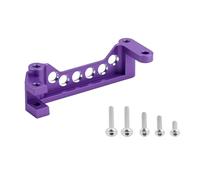 TCRC Aluminum Front Axle Tie Rod Bracket Seat Pull Rod Base for Axial 1/8 AXP8 Gilamon Trail Buggy Upgrade,Purple