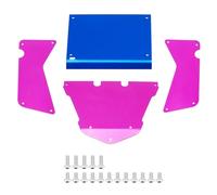 TCRC Aluminum RC Body Guard Armor Protective Shell Plate Set for Axial 1/8 AXP8 Gilamon Trail Buggy Upgrade,Pink+Blue