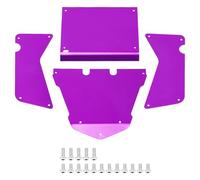 TCRC Aluminum RC Body Guard Armor Protective Shell Plate Set for Axial 1/8 AXP8 Gilamon Trail Buggy Upgrade,Purple