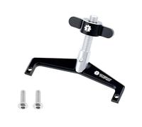 TCRC Aluminum RC Spare Tire Rack Wheel Holder for Axial 1/8 AXP8 Gilamon Trail Buggy Upgrade,Black