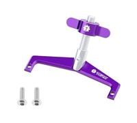 TCRC Aluminum RC Spare Tire Rack Wheel Holder for Axial 1/8 AXP8 Gilamon Trail Buggy Upgrade,Purple