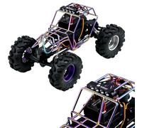 TCRC Multicolored Metal Roll Cage Body Shell with Aluminum LED Lamp Holder for Axial AX24 XC-1 1/24 RC Crawler Car Upgrade Parts