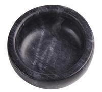 Tcrogsciss Mini Marble Sakt Bowl Marble Salt and Pepper Bowl Salt Container, Black